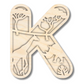 Unfinished Wood Layered Themed Letters | Jungle Animals | A-Z | 2 Piece | up to 24"