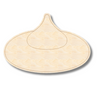 Unfinished Wood Etched Peanut Butter Cookie Shape | Paint By Line Crafts | up to 30" DIY