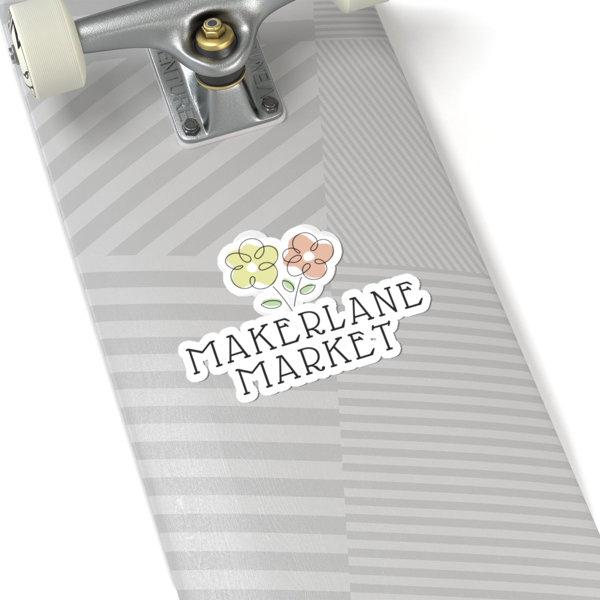 Makerlane Market Floral Logo Sticker