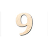 Unfinished Wood Cambria Number 9 Shape - Craft - up to 46" DIY