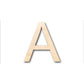 Unfinished Wood Arial Letter A Shape - Craft - up to 46" DIY