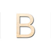 Unfinished Wood Arial Letter B Shape - Craft - up to 46" DIY