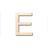 Unfinished Wood Arial Letter E Shape - Craft - up to 46" DIY