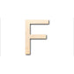 Unfinished Wood Arial Letter F Shape - Craft - up to 46" DIY