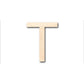 Unfinished Wood Arial Letter T Shape - Craft - up to 46" DIY