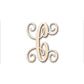 Unfinished Wood Monogram C Shape - Craft - up to 46" DIY