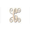 Unfinished Wood Monogram C Shape - Craft - up to 46" DIY