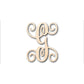 Unfinished Wood Monogram G Shape - Craft - up to 46" DIY