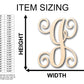 Unfinished Wood Monogram J Shape - Craft - up to 46" DIY