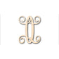 Unfinished Wood Monogram Q Shape - Craft - up to 46" DIY