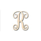 Unfinished Wood Monogram R Shape - Craft - up to 46" DIY
