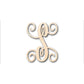 Unfinished Wood Monogram S Shape - Craft - up to 46" DIY