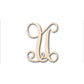 Unfinished Wood Monogram U Shape - Craft - up to 46" DIY