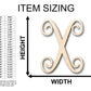 Unfinished Wood Monogram X Shape - Craft - up to 46" DIY