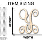 Unfinished Wood Monogram Y Shape - Craft - up to 46" DIY