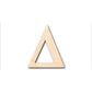 Unfinished Wood Bold Delta Shape - Craft - up to 46" DIY
