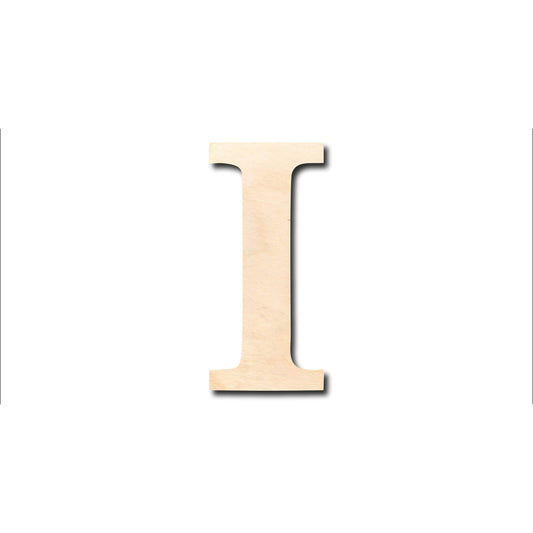 Unfinished Wood Bold Iota Shape - Craft - up to 46" DIY