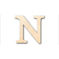 Unfinished Wood Bold Nu Shape - Craft - up to 46" DIY