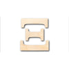 Unfinished Wood Bold Xi Shape - Craft - up to 46" DIY