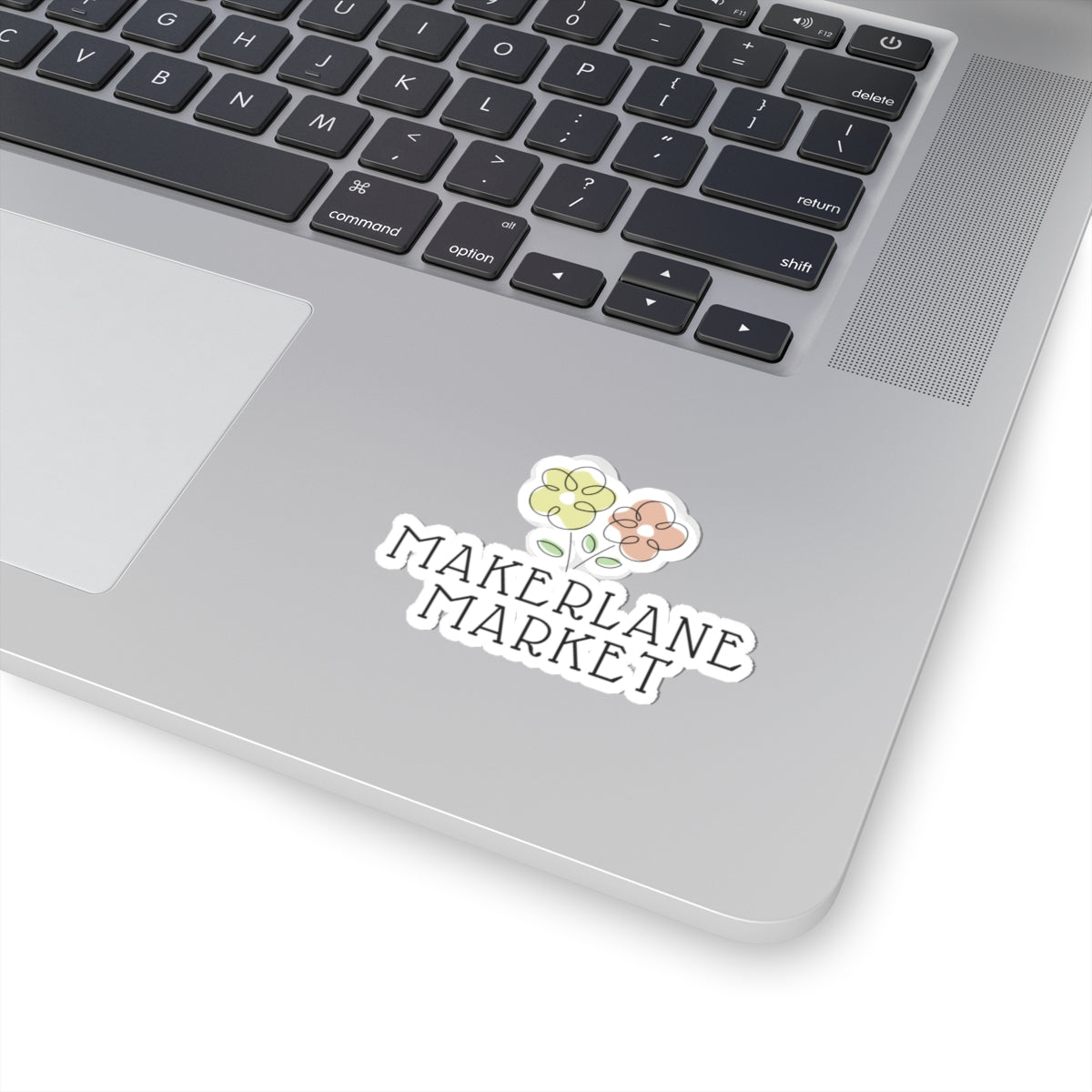 Makerlane Market Floral Logo Sticker