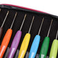 16-Piece: Colored Crochet Hooks Yarn
