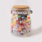 Wildcard Multicolor Letter Bead Dice Happy Face Beads DIY Bead Jar