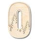 Unfinished Wood Layered Themed Letters | Pine Trees | A-Z | 2 Piece | up to 24"