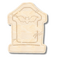 Unfinished Wood Etched Tombstone Shape | Paint By Line Crafts | up to 30" DIY