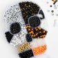 Halloween Skull Compartment Box DIY Letter Bead Kit