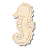 Unfinished Wood Etched Sea Horse Shape | Paint By Line Crafts | up to 30" DIY