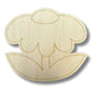 Unfinished Wood Etched Flower Shape | Paint By Line Crafts | up to 30" DIY