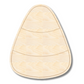 Unfinished Wood Etched Candy Corn Shape | Paint By Line Crafts | up to 30" DIY