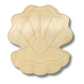 Unfinished Wood Etched Clam Shape | Paint By Line Crafts | up to 30" DIY