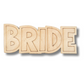 Unfinished Wood Etched Bride Shape | Paint By Line Crafts | up to 30" DIY
