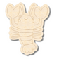 Unfinished Wood Etched Lobster Shape | Paint By Line Crafts | up to 30" DIY