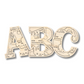 Unfinished Wood Layered Themed Letters | Construction | A-Z | 2 Piece | up to 24"