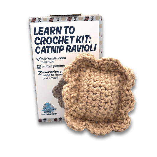 Catnip Ravioli Learn to Crochet Kit