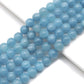 Genuine High Quality Aquamarne Round Smooth Beads, Sku#U1369