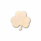 Unfinished Wood 3 Leaf Clover Silhouette - Craft- up to 46" DIY