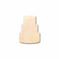 Unfinished Wood 3 Tier Cake Silhouette - Craft- up to 46" DIY
