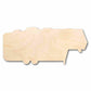 Unfinished Wood 5th Wheel Camper Silhouette - Craft- up to 46" DIY
