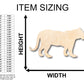 Unfinished Wood Lioness Shape - Africa - Craft - up to 46" DIY