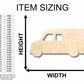 Unfinished Wood Ambulance Silhouette - Craft- up to 46" DIY
