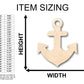 Unfinished Wood Thick Anchor Shape - Craft - up to 46" DIY