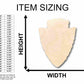 Unfinished Wood Arrow Head Silhouette - Craft- up to 46" DIY