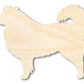 Unfinished Wood Australian Shepherd Dog Shape - Dog Craft - up to 46" DIY