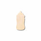 Unfinished Wood Baby Bottle Silhouette - Craft- up to 46" DIY
