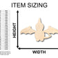 Unfinished Wood Baby Dragon Shape - Craft - up to 46" DIY