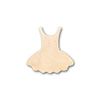 Unfinished Wood Ballet Dress Shape - Craft - up to 46" DIY