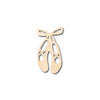 Unfinished Wood Ballet Slippers Shape - Craft - up to 46" DIY